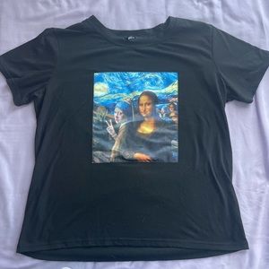 Comfortable t-shirt with picasso paintings with a little twist to them